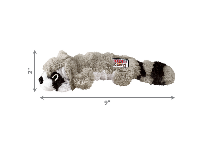 KONG Toy Scrunch Knots Raccoon S/M 9x22cm