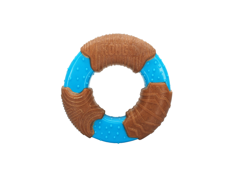 KONG Dog Toy CoreStrength Bamboo Ring Small 9cm