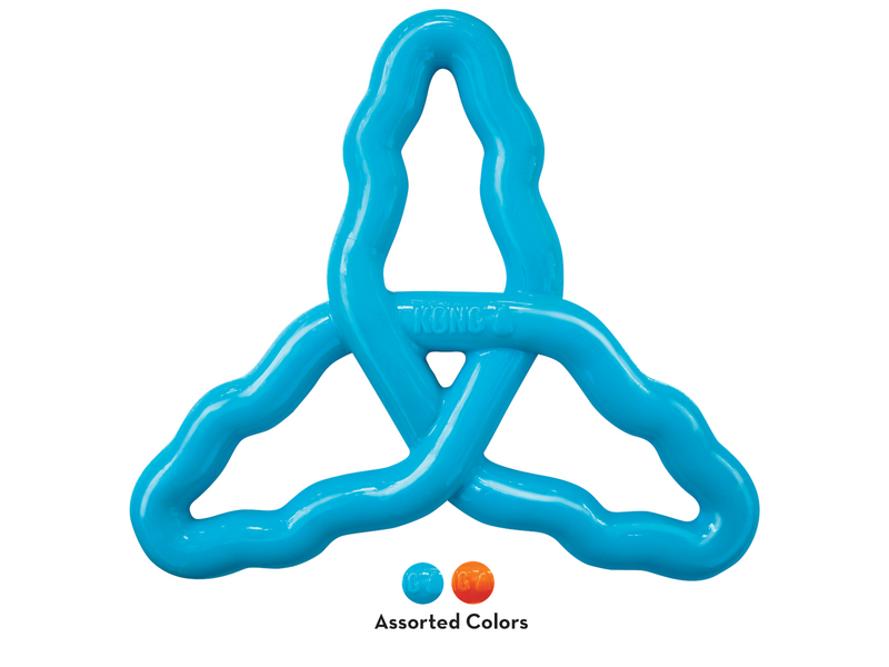 KONG Dog Toy Flyangle Assorted Colors Large
