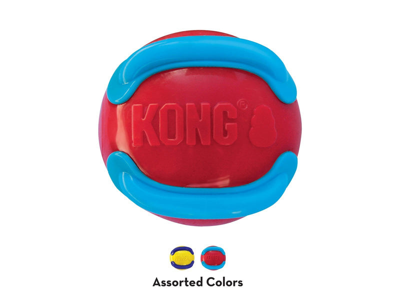 KONG Dog Toy Jaxx Brights Ball Assorted Colors Large 7.5cm