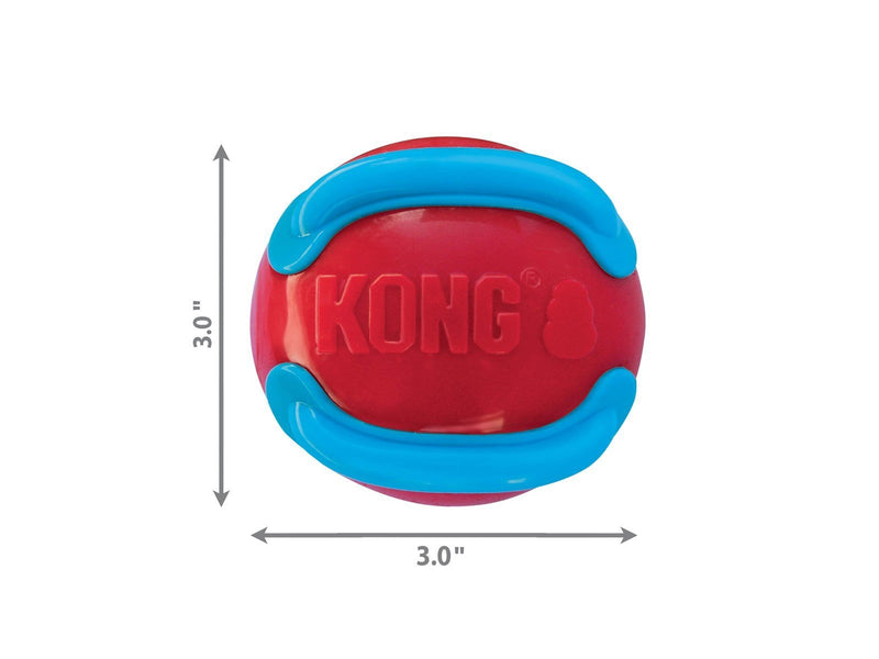 KONG Dog Toy Jaxx Brights Ball Assorted Colors Large 7.5cm