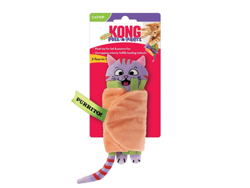 KONG Cat Toy Pull-A-Partz Purrito