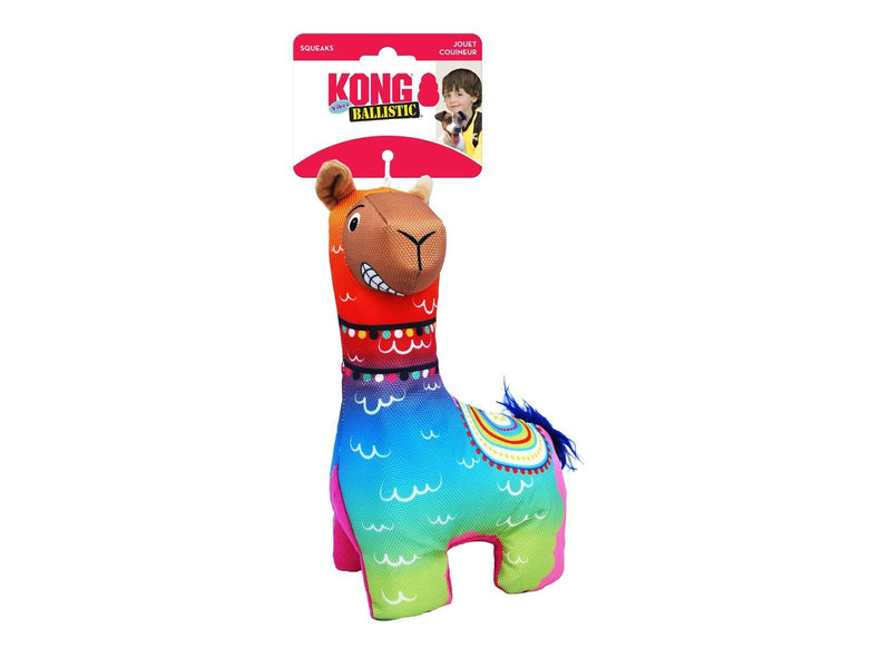 KONG Dog Toy Ballistic Vibez Llamas Medium/Large 28cm