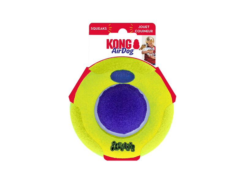KONG AirDog Squeaker Saucer 16 x 16cm