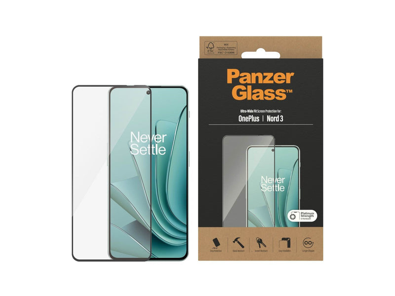 PanzerGlass Screen Protector OnePlus Nord 3 | Ultra-Wide Fit