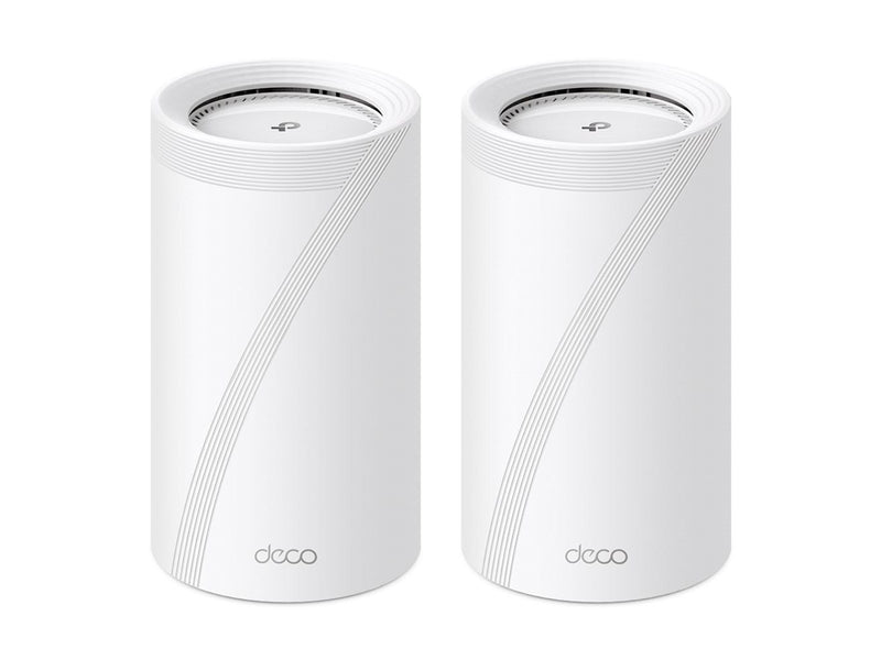 TP-Link Deco BE85 BE19000 Tri-Band Whole Home Mesh (2-Pack) - Mesh router 802.11a/b/g/n/ac/ax/be (Wi-Fi 7)