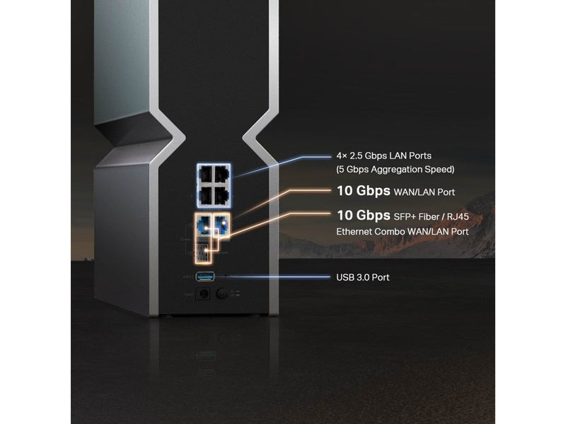 TP-Link ARCHER BE800 BE19000 Tri Band Wi-Fi 7 Router