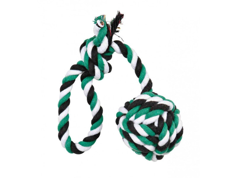 Trixie Playing Rope with Woven-in Ball ø 5.5/30 cm assorted colours