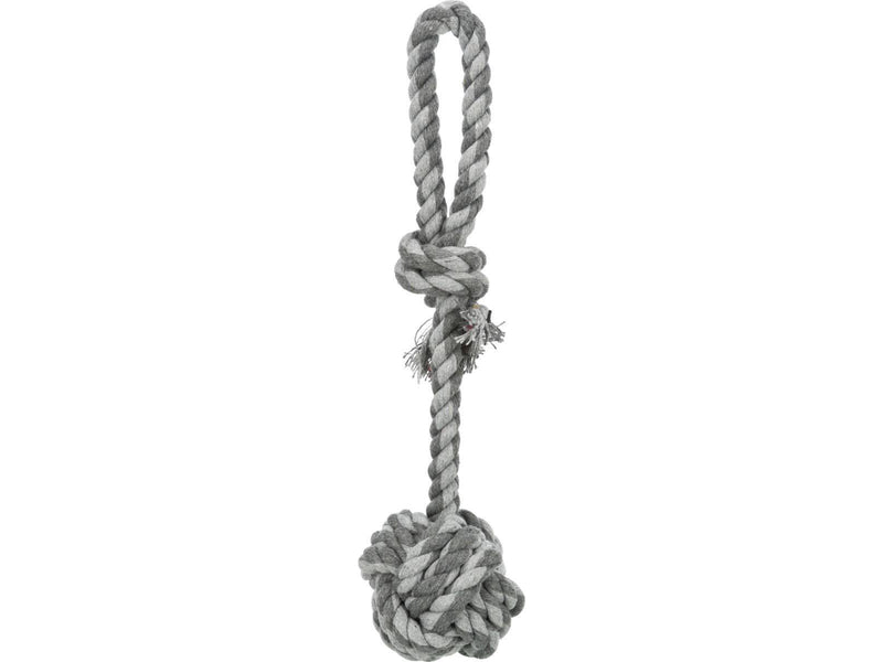 Trixie Playing Rope with Woven-in Ball ø 5.5/30 cm assorted colours