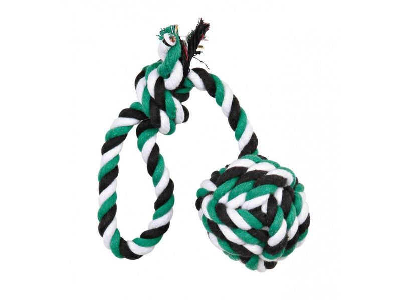Trixie Playing Rope with Woven-in Ball ø 5.5/30 cm assorted colours