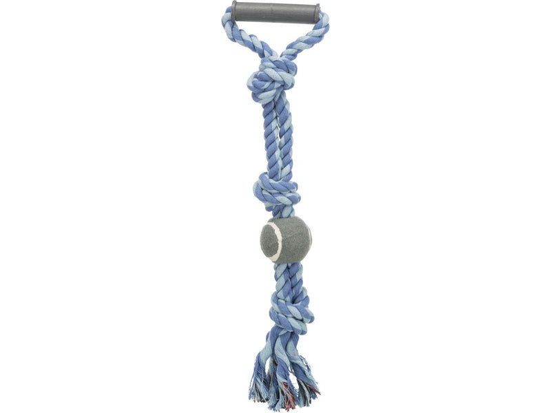 Trixie Playing Rope with Tennis Ball ø6/50cm assorted colours
