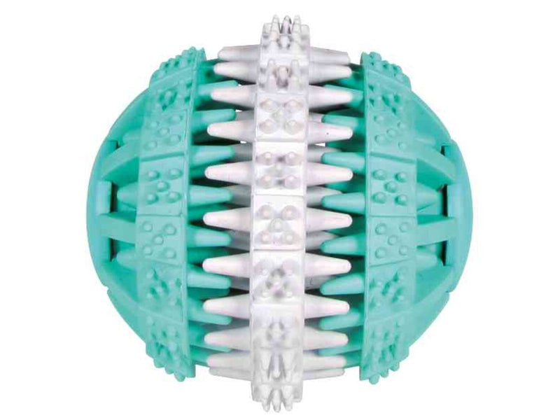Trixie Dog Toy Denta Fun Ball Rubber Mint Flavour 7cm