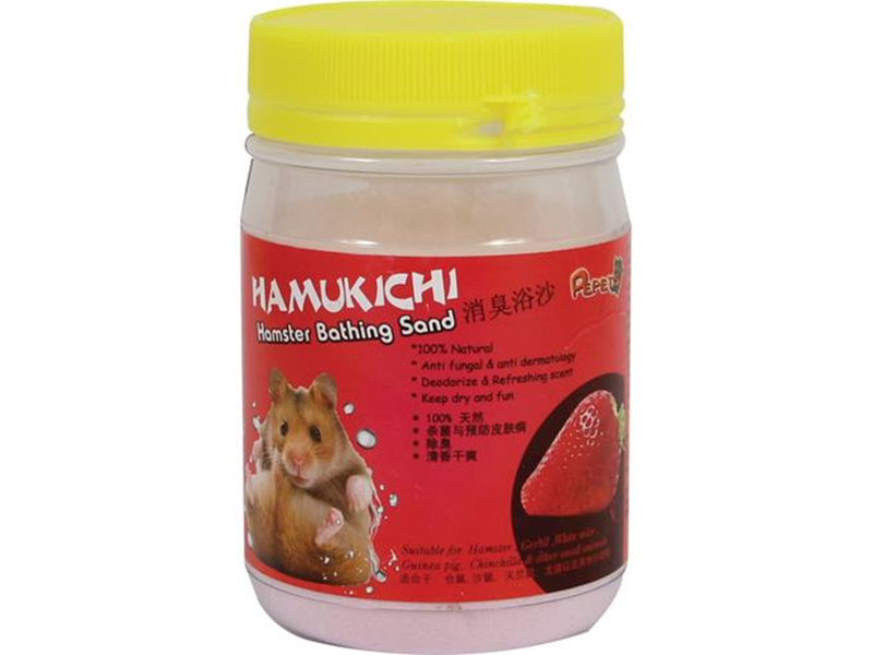 Hamukichi hamster bath sand strawberry scent/400g