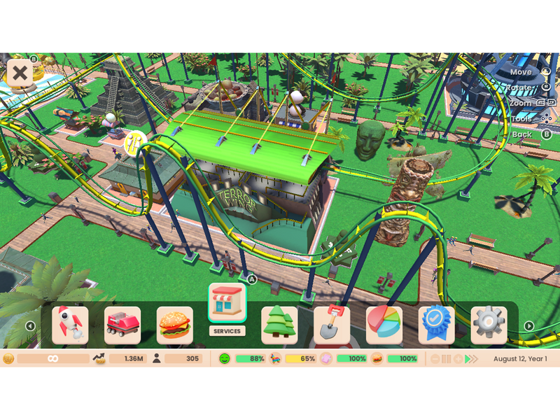 RollerCoaster Tycoon Adventures Deluxe - Sony PlayStation 4 - Simulation - PEGI 3