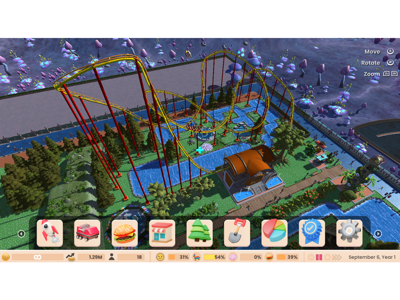 RollerCoaster Tycoon Adventures Deluxe - Sony PlayStation 4 - Simulation - PEGI 3