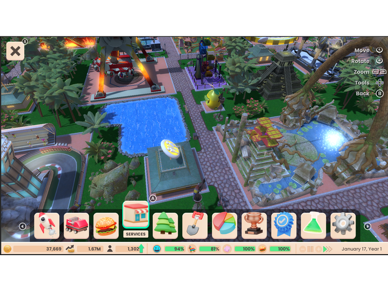 RollerCoaster Tycoon Adventures Deluxe - Sony PlayStation 4 - Simulation - PEGI 3