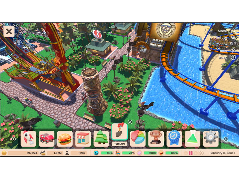 RollerCoaster Tycoon Adventures Deluxe - Sony PlayStation 4 - Simulation - PEGI 3