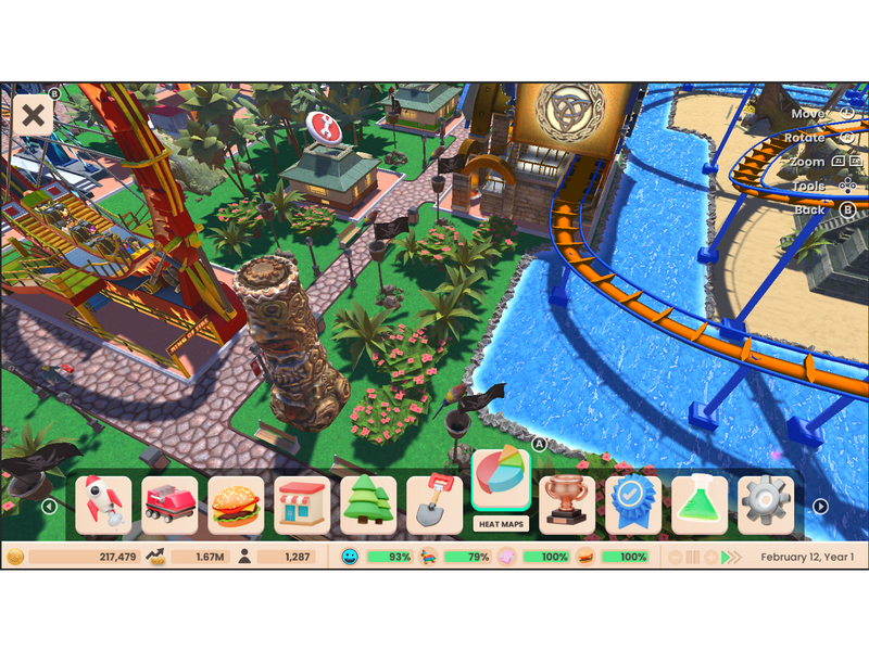 RollerCoaster Tycoon Adventures Deluxe - Sony PlayStation 5 - Simulation - PEGI 3
