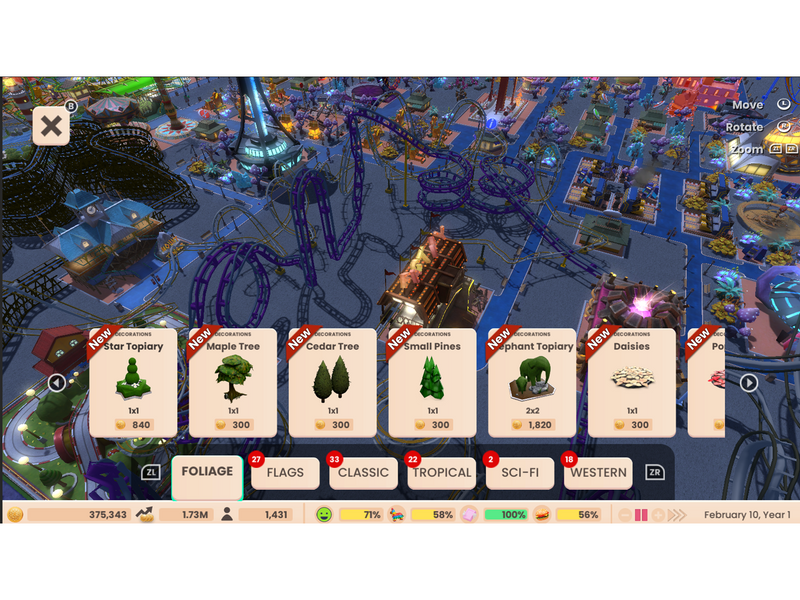 RollerCoaster Tycoon Adventures Deluxe - Nintendo Switch - Simulation - PEGI 3