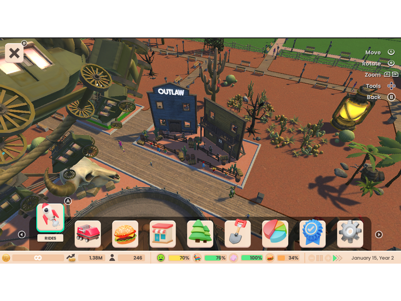 RollerCoaster Tycoon Adventures Deluxe - Nintendo Switch - Simulation - PEGI 3