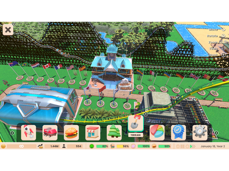 RollerCoaster Tycoon Adventures Deluxe - Nintendo Switch - Simulation - PEGI 3
