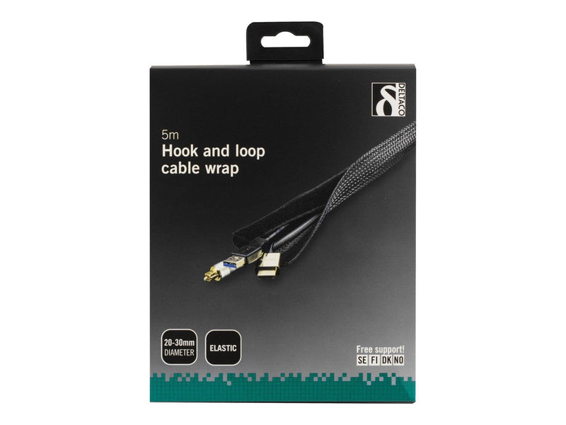 Deltaco Cable wrap 5M