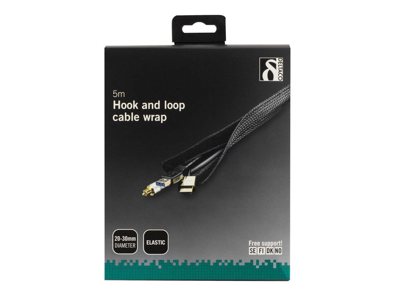 Deltaco Cable wrap 5M
