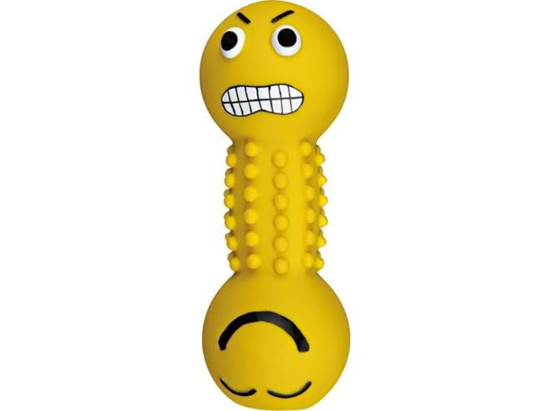 Trixie Smiley dumbbell latex 19 cm assorted colours
