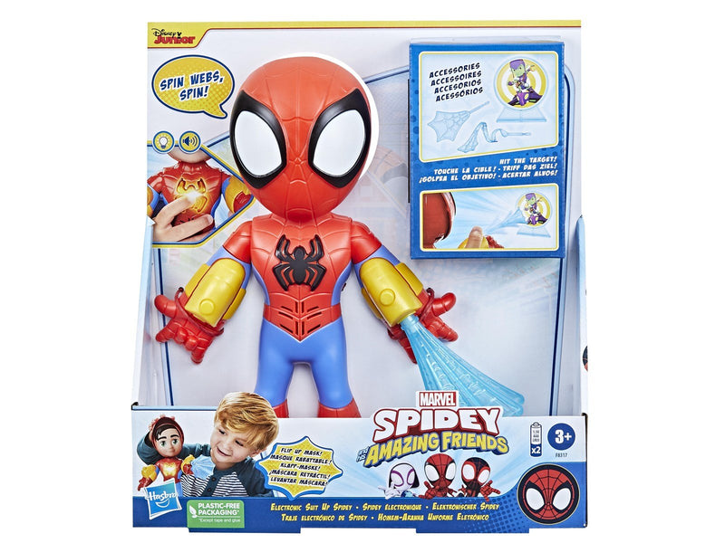 Marvel Spidey And His Amazing Friends Electronic Suit Up 25 cm