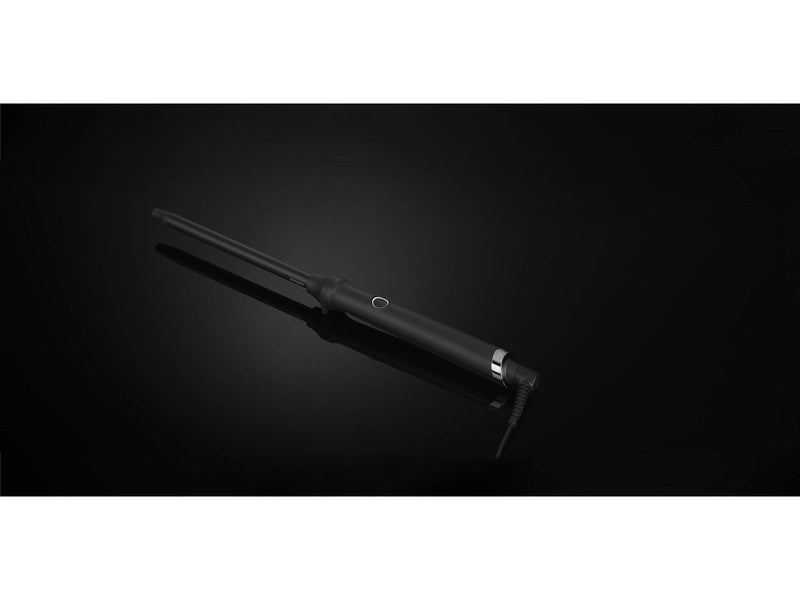 GhD Lockenstab Curve thin wand - black