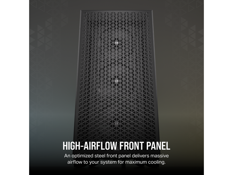 Corsair 3000D AIRFLOW TG - Black - Gehäuse - Miditower - Schwarz