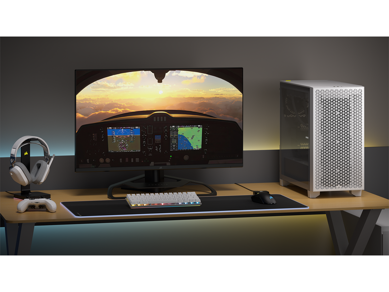 Corsair 3000D AIRFLOW TG - White - Gehäuse - Miditower - Weiß