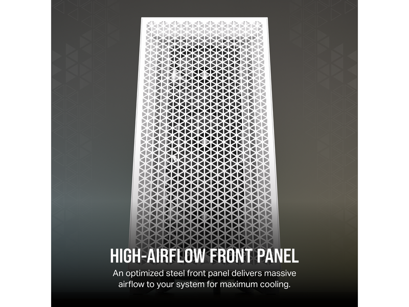 Corsair 3000D AIRFLOW TG - White - Gehäuse - Miditower - Weiß