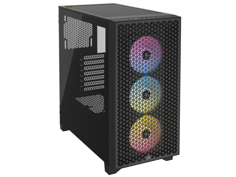Corsair 3000D RGB AIRFLOW TG - Black - Gehäuse - Miditower - Schwarz