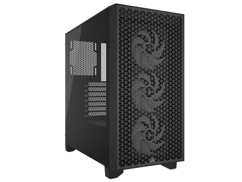Corsair 3000D RGB AIRFLOW TG - Black - Gehäuse - Miditower - Schwarz