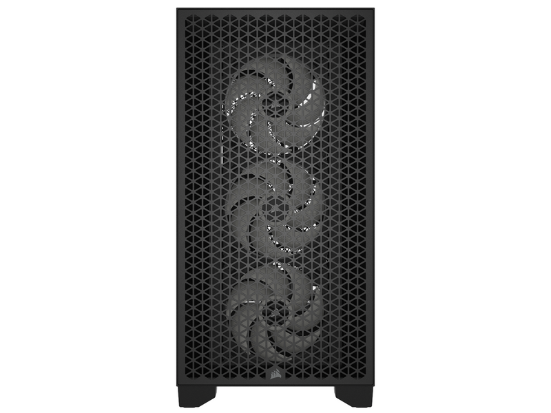 Corsair 3000D RGB AIRFLOW TG - Black - Gehäuse - Miditower - Schwarz