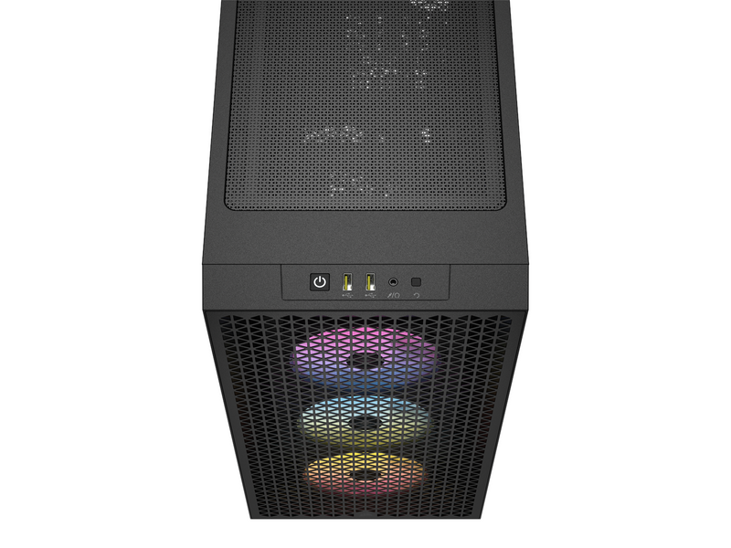 Corsair 3000D RGB AIRFLOW TG - Black - Gehäuse - Miditower - Schwarz