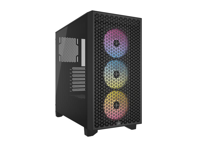 Corsair 3000D RGB AIRFLOW TG - Black - Gehäuse - Miditower - Schwarz