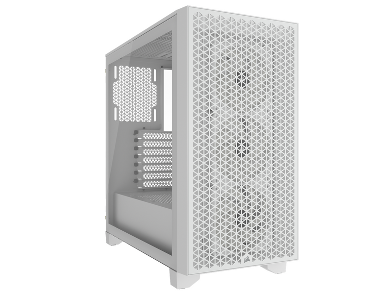 Corsair 3000D RGB AIRFLOW TG - White - Gehäuse - Miditower - Weiß