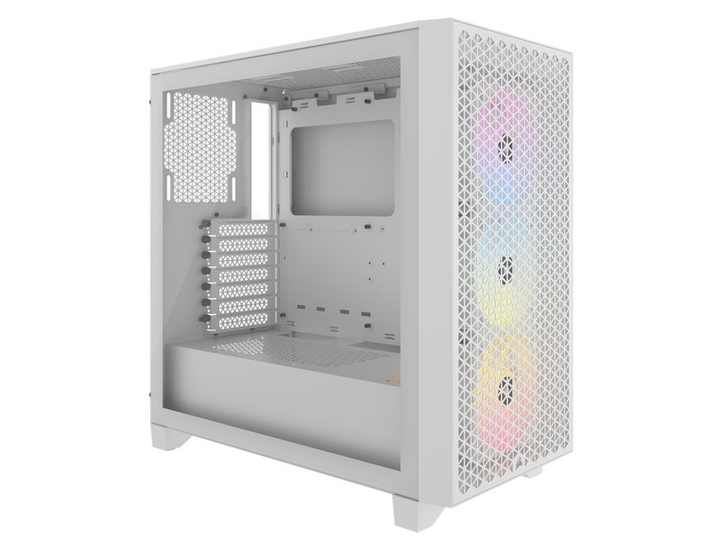 Corsair 3000D RGB AIRFLOW TG - White - Gehäuse - Miditower - Weiß