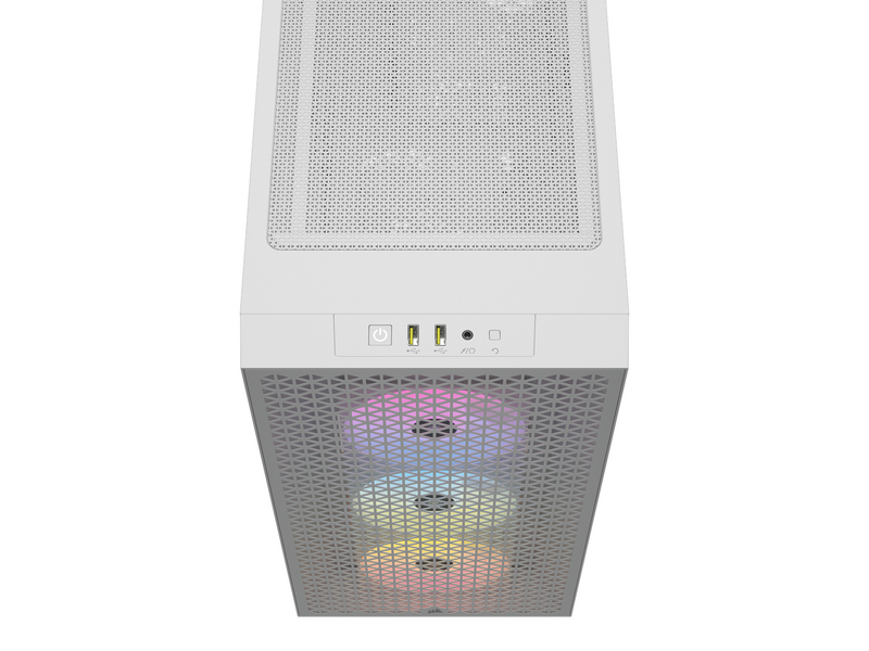 Corsair 3000D RGB AIRFLOW TG - White - Gehäuse - Miditower - Weiß