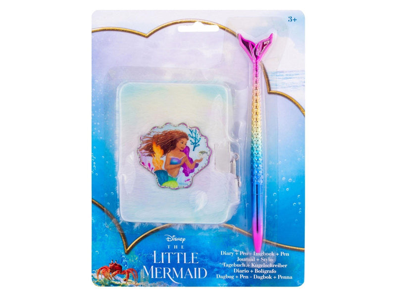 Canenco The Little Mermaid Diary Plush with Pen