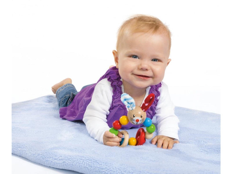 Eichhorn Baby Wooden Teether Rabbit