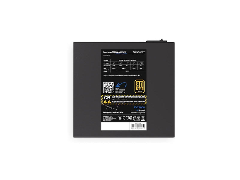 ENDORFY Supremo FM5 Gold 750 W power supply unit Netzteile - 750 Watt - ATX - 80 Plus Gold zertifiziert