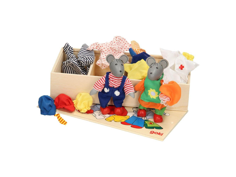 Goki Mouse dolls + Clothes