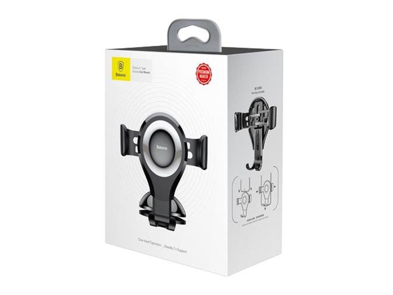 Baseus Osculum gravitational phone holder (black + silver)