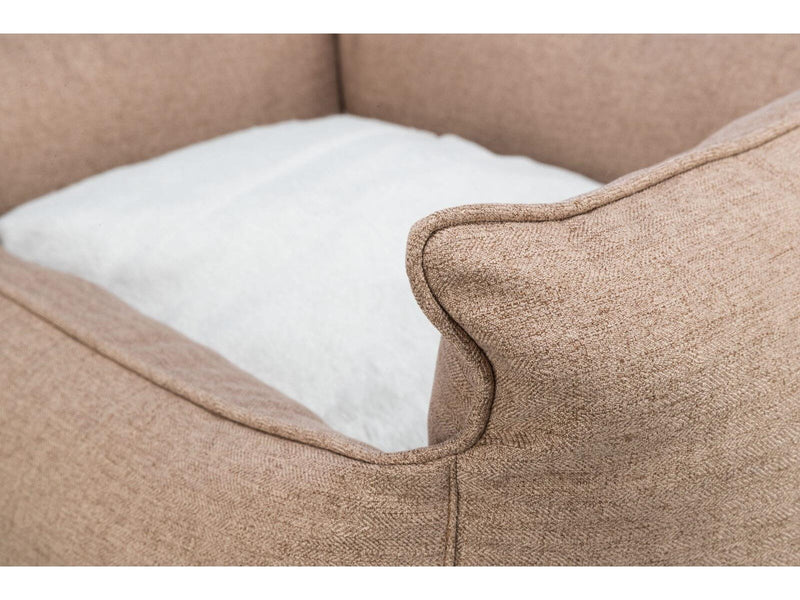 Trixie Farello bed square 100 × 70 cm brown/white
