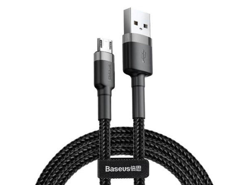 Baseus Cafule Micro USB cable 2.4A 0.5m (gray + black)