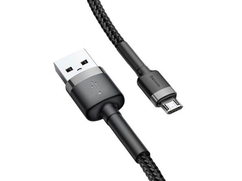 Baseus Cafule Micro USB cable 2.4A 0.5m (gray + black)
