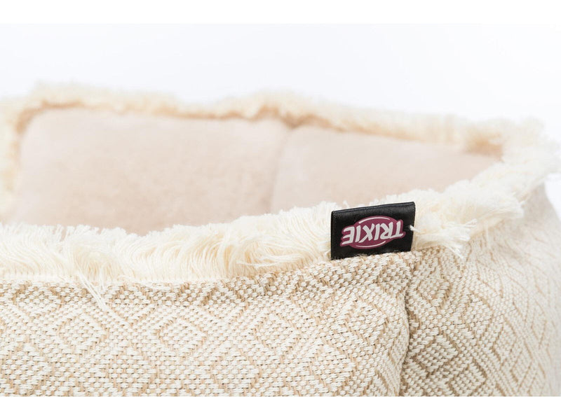 Trixie Boho bed square 65 × 65 cm beige